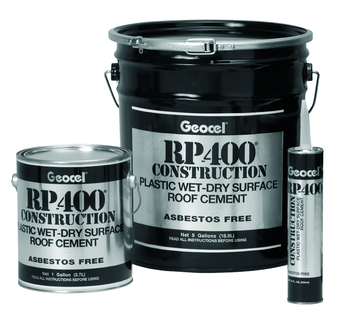 RP-400® CONSTRUCTION PLASTIC WET-DRY SURFACE ROOF CEMENT - Geocel